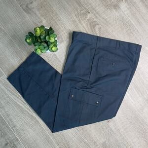 WEARGUARD Men's Charcoal Gray Blue Cargo Utility Pants